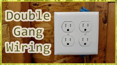 how to make 4 outlet electrical box|convert two outlet to four.